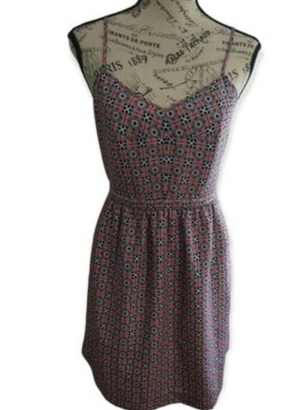 J crew V-neck adjustable strap dress Sz 4 Boho Beachy Feminine